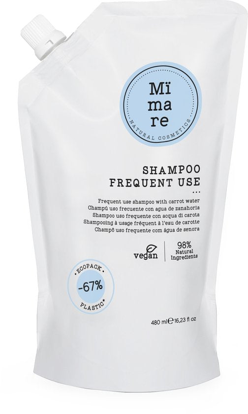 MÏMARE Frequent Gebruik Shampoo - Duurzame Haarverzorging voor Normaal Haar (480ml)