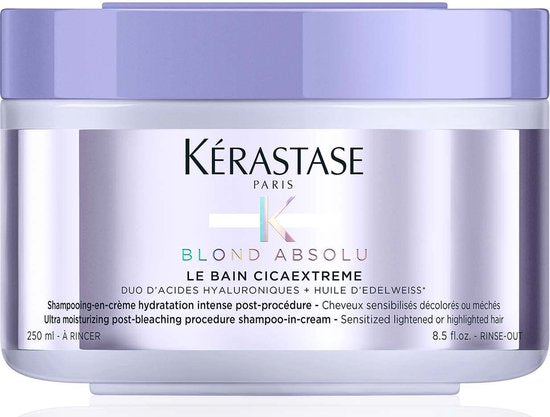 Kérastase Blond Absolu Bain Cicaextreme - Intens Hydraterende Shampoo voor Poreus Haar - 250 ml