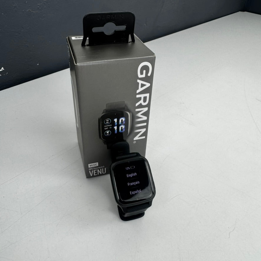 Montre connectée GPS Garmin Venu – Écran AMOLED et suivi de la santé | Occasion en excellent état
