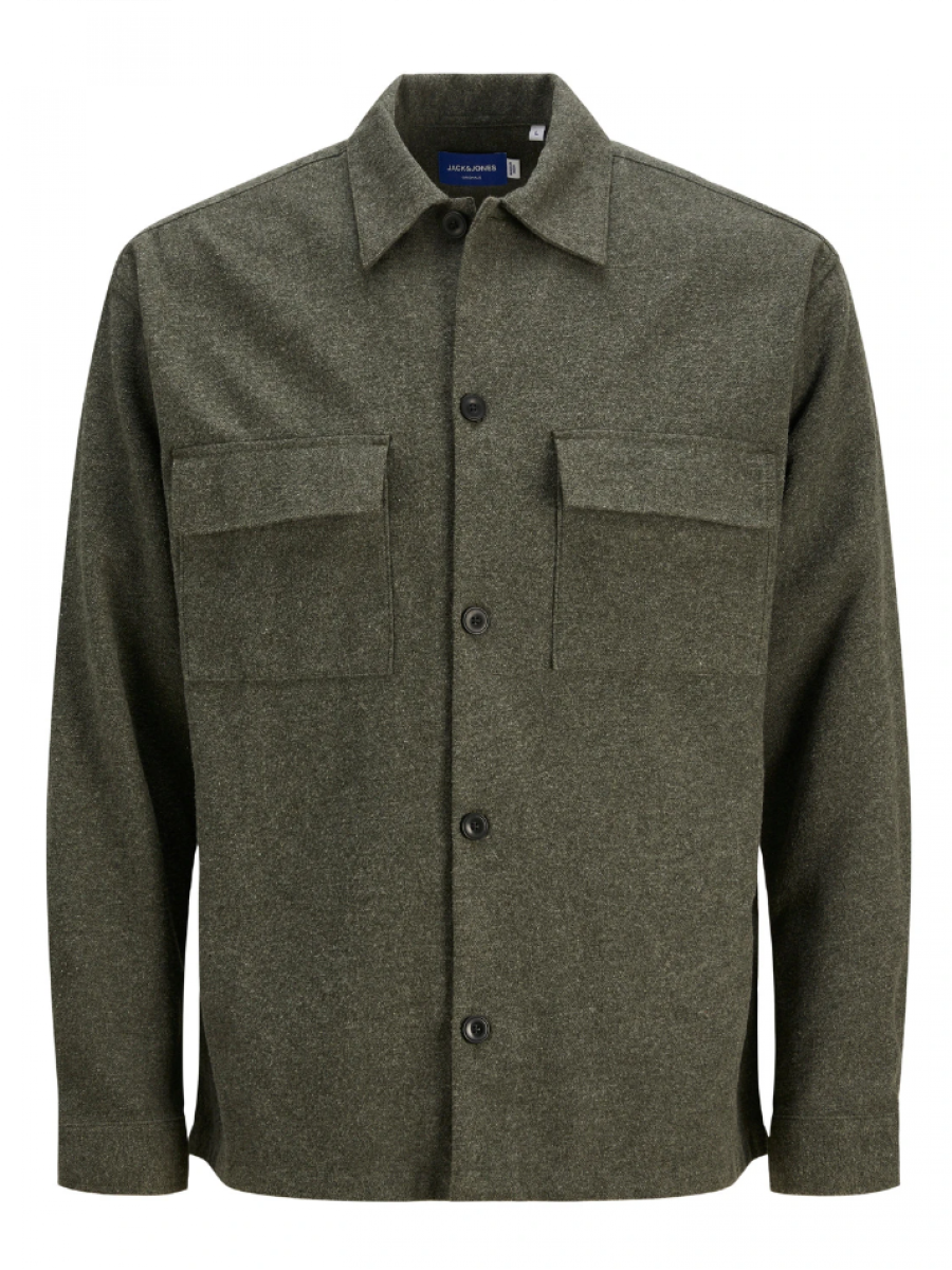 Chemise Jormelange à manches longues kaki