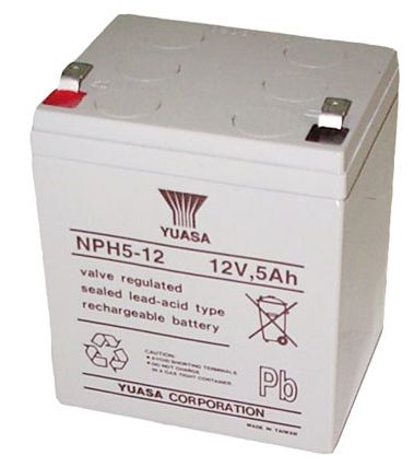 Batterie au plomb Yasa NPH5-12 12V 5Ah – sans entretien (neuve)