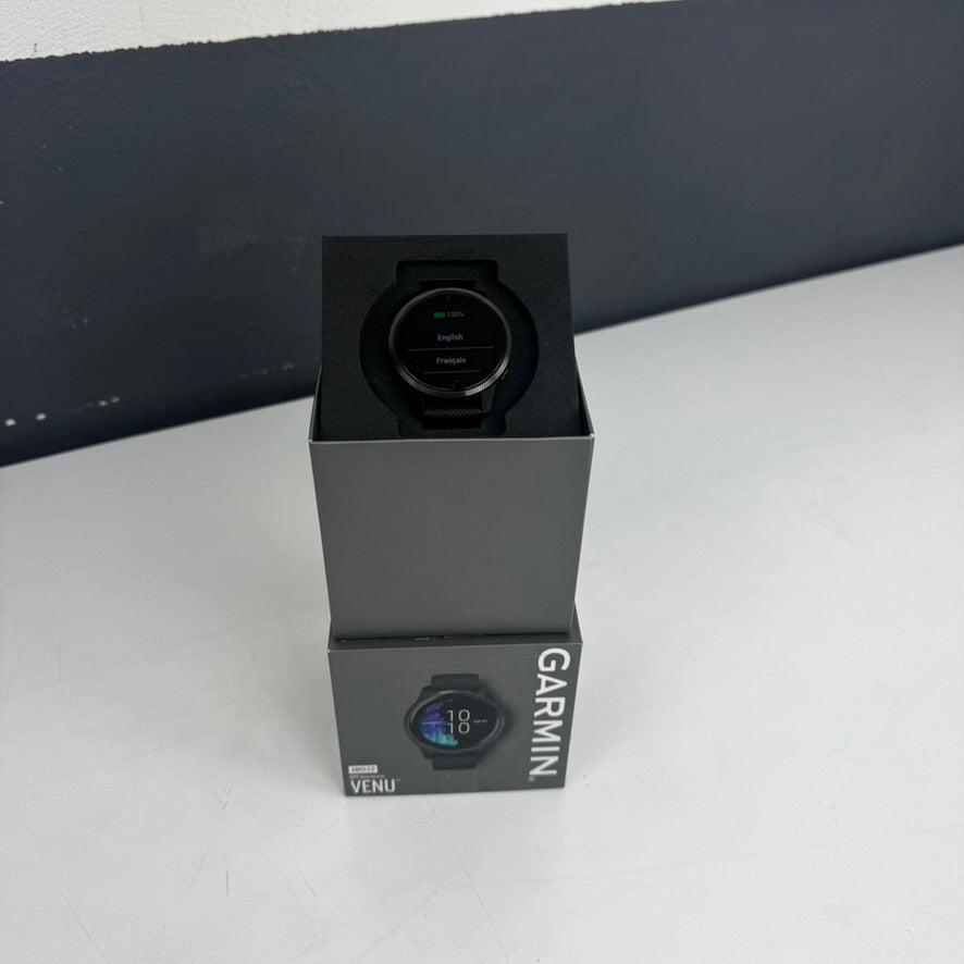 Montre connectée GPS Garmin Venu – Écran AMOLED et suivi de la santé | Occasion en excellent état