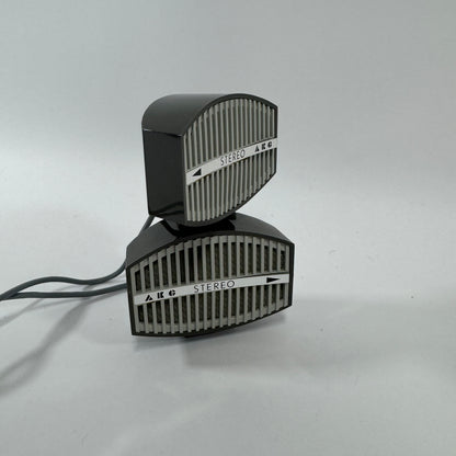 Microphones stéréo rétro AKG D66 – Son et design emblématiques des années 60/70 | Objet de collection vintage