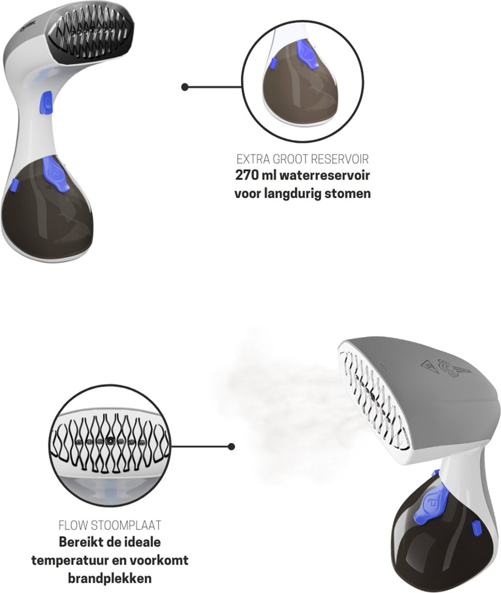 Défroisseur vapeur portable Dynter – Défroisseur vapeur – Compact – Neuf