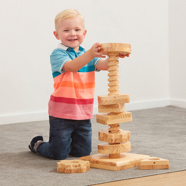Tour de torsion et de rotation TTS Motor Skills – Jouet éducatif en bois en spirale | Nouveau