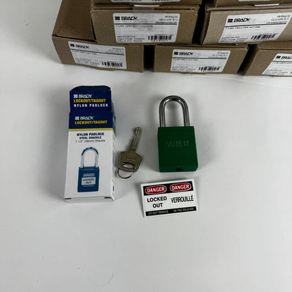 Cadenas de sécurité Brady en nylon et acier résistant aux intempéries – Protection maximale dans tous les environnements