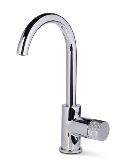 Robinet de Lavabo Haut Brøndby Blue Label – Chrome | Bec en C | Nouveau
