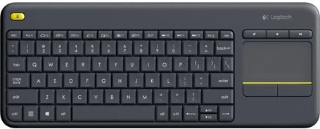 Clavier tactile sans fil Logitech K400 Plus - Pour un confort optimal