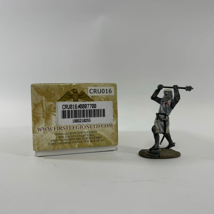 Première Légion - CRU016 : Chevalier Templier avec masse – Une pièce de collection rare