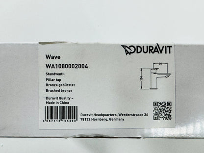 Robinet d'eau froide Duravit Wave, bronze brossé
