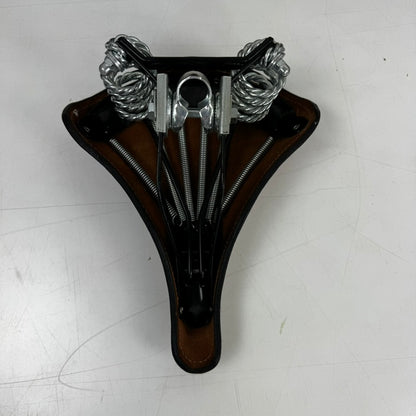 Selle de vélo Sella Monte Grappa en cuir marron – Style rétro | Occasion