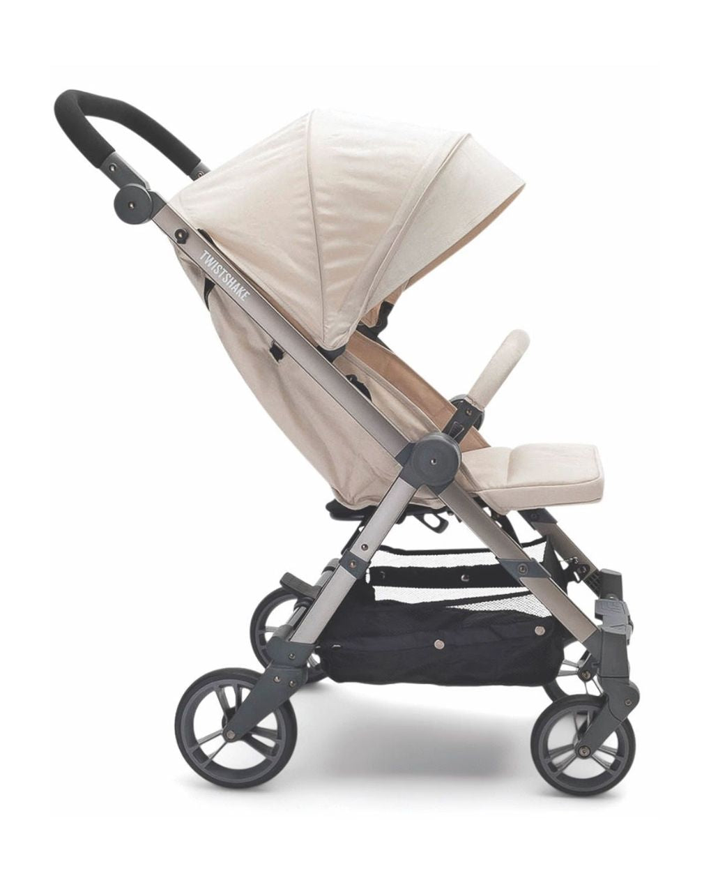 Poussette Twistshake Tour Beige - Le compagnon de voyage idéal pour les parents