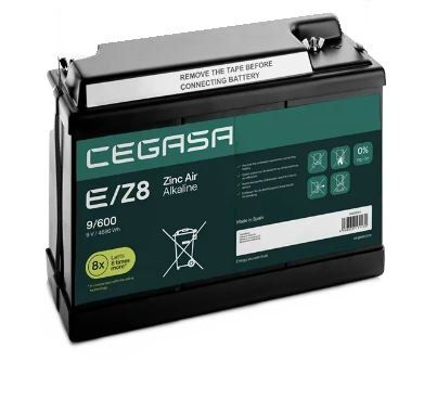 Batterie zinc-air CEGASA eZ8 6/960 – 6 V 960 Ah