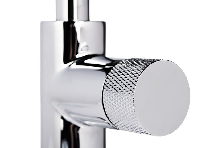 Robinet de Lavabo Haut Brøndby Blue Label – Chrome | Bec en C | Nouveau