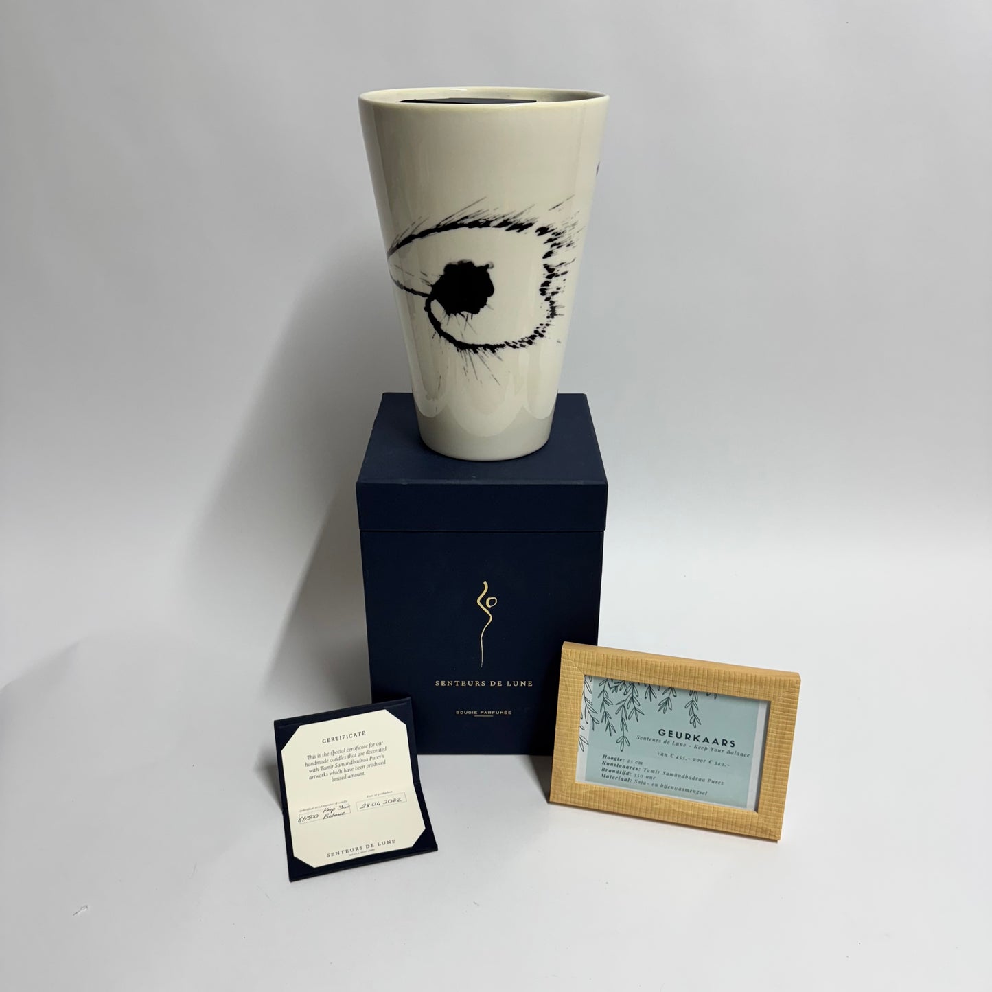 Art bougie parfumée Senteurs de Lune 25cm