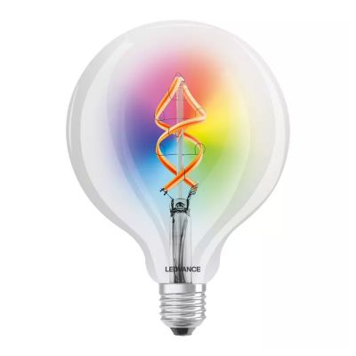 Ampoule LED Smart+ WiFi E27 Globe Classic à filament 4,5 W – RGBW et blanc très chaud (827)