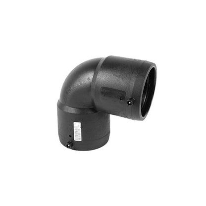 Coude électrosoudable Frialen W90 90° d90 – Raccord soudé PEHD fiable - 612103 eau 16 bar/gaz 10 bar