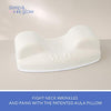 Oreiller Sleep&amp;Glow Aula – Pour dormir sur le dos | Oreiller anti-âge | Nouveau