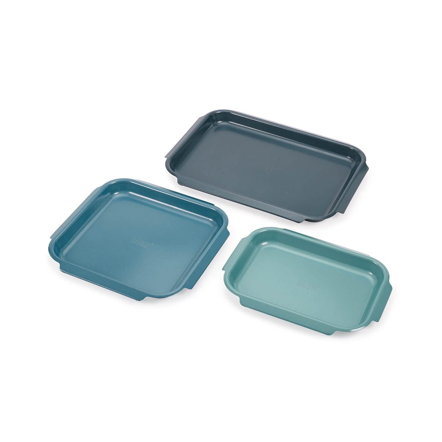 Ensemble de 3 plaques de cuisson antiadhésives Joseph Nest™ pour four - Bleu