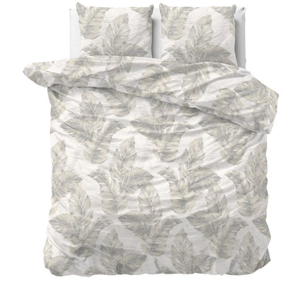 Housse de couette Sleeptime Afina Beige 240x200 cm – Luxueuse et confortable | Neuve