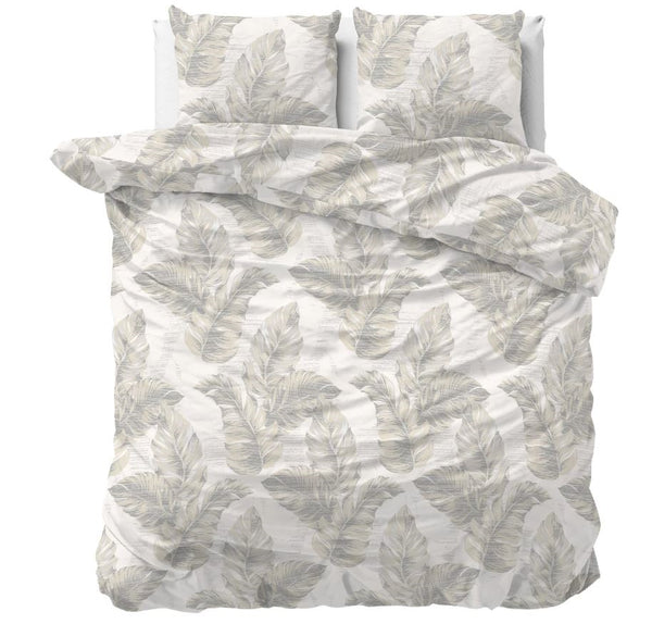 Housse de couette Sleeptime Afina Beige 240x200 cm – Luxueuse et confortable | Neuve