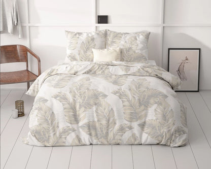 Housse de couette Sleeptime Afina Beige 240x200 cm – Luxueuse et confortable | Neuve