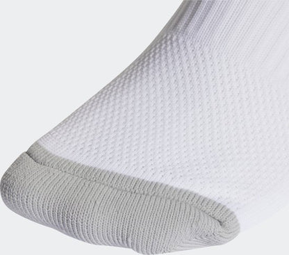 Chaussettes de football Adidas Milano 23 - Blanc/Noir | Pointures 31-33