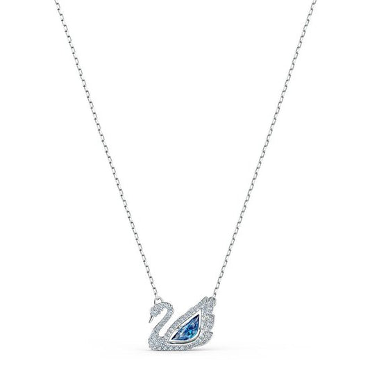 Elegante Zilverkleurige Swarovski Dames Ketting