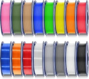 Filament PLA 3D Sunlu – 1,75 mm / 1 kg – Couleurs variées – Neuf