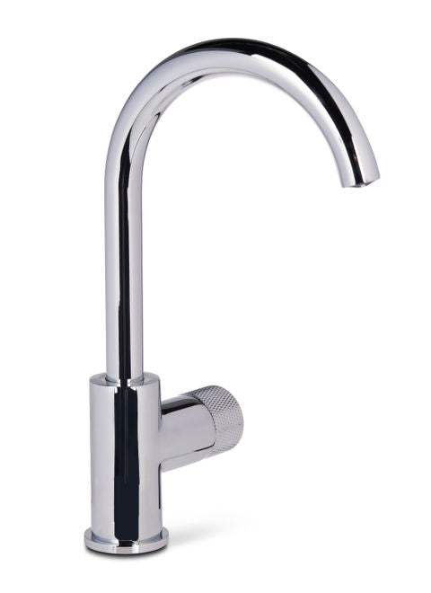 Robinet de Lavabo Haut Brøndby Blue Label – Chrome | Bec en C | Nouveau