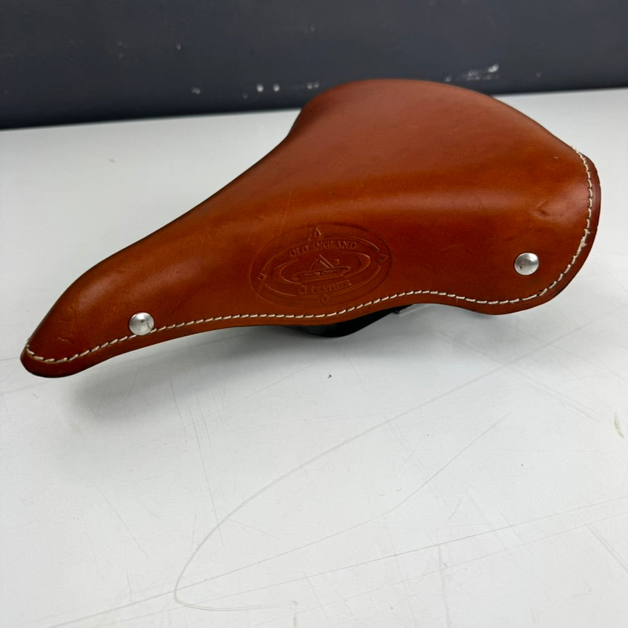 Selle de vélo Sella Monte Grappa en cuir marron – Style rétro | Occasion