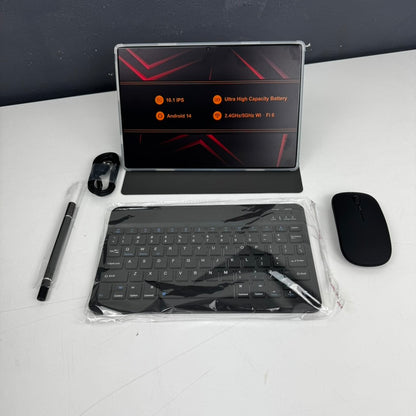 Tablette ATMTPC 64 Go avec souris et clavier – Grise | Ensemble complet | Neuf