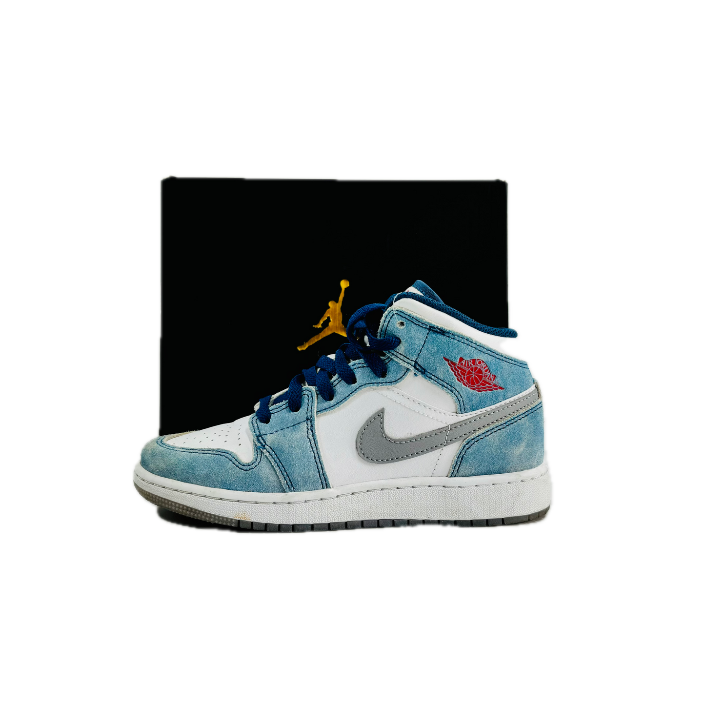 Air Jordan 1 Mid SE Bleu Français Acier Clair