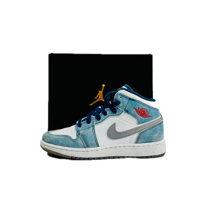 Air Jordan 1 Mid SE Bleu Français Acier Clair