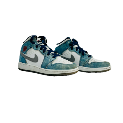 Air Jordan 1 Mid SE Bleu Français Acier Clair