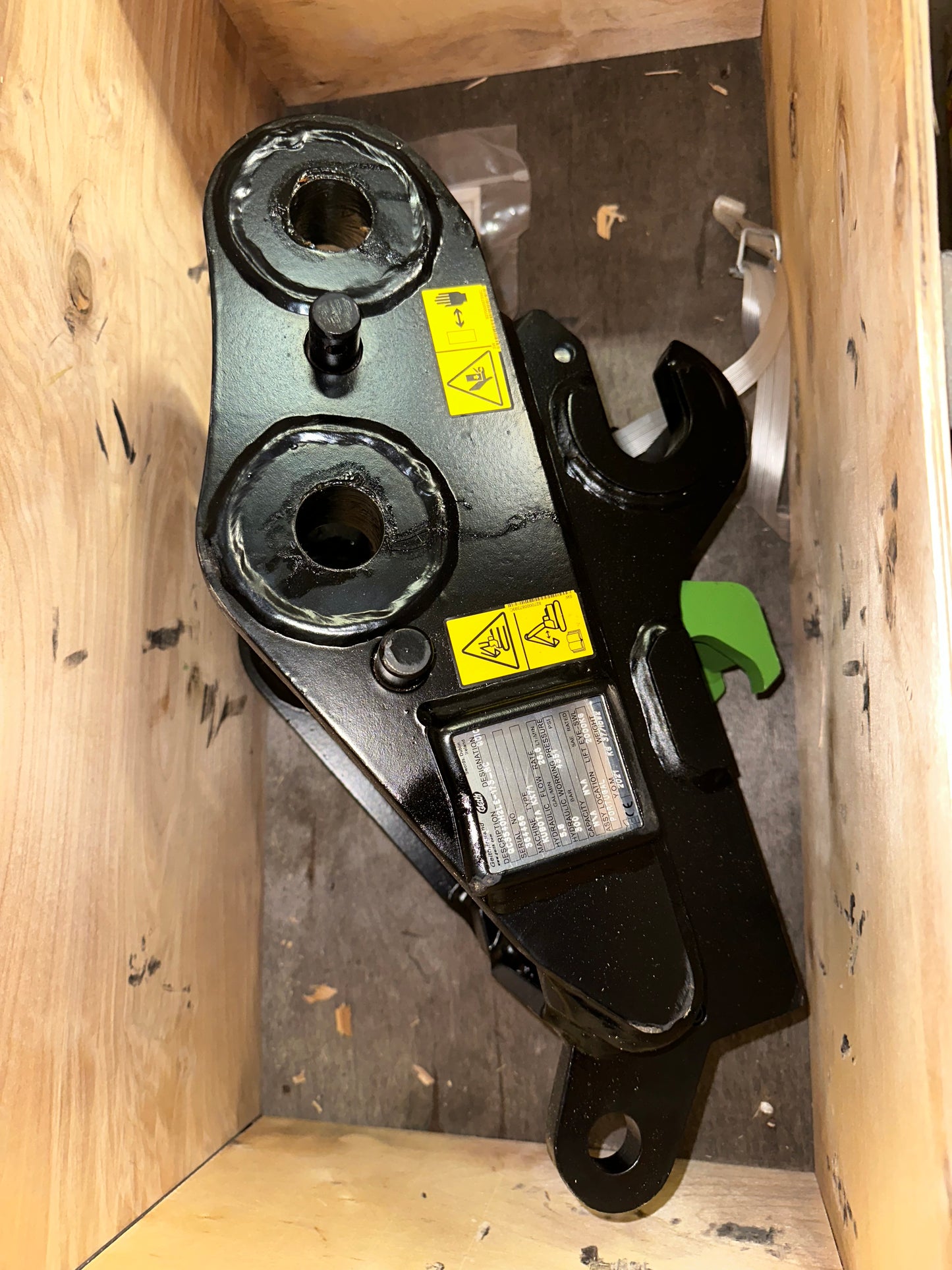 Attache rapide Geith pour pelle Kubota KX71