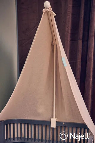 Najell houten mobiele arm Ivoorwit