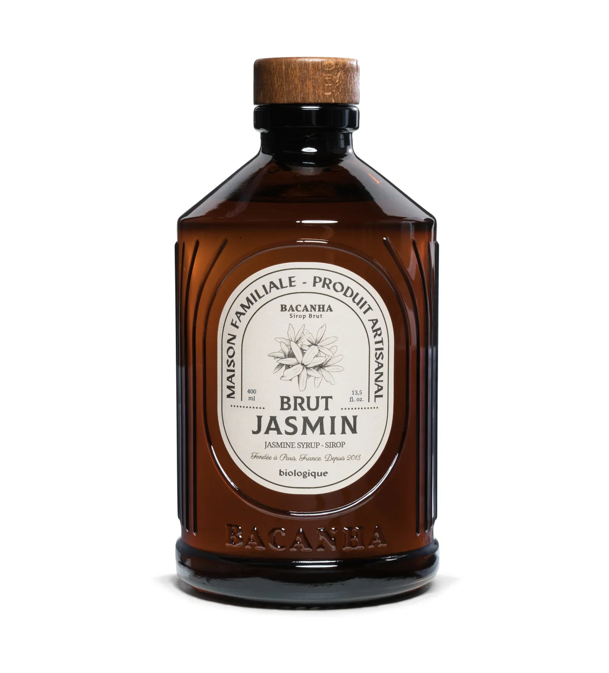 Bacanha Sirop de jasmin brut bio - 400 ml