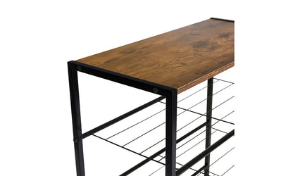 Metalenschoenenrek 12 paar  (L) 63 x (B) 30 x (H) 80 cm