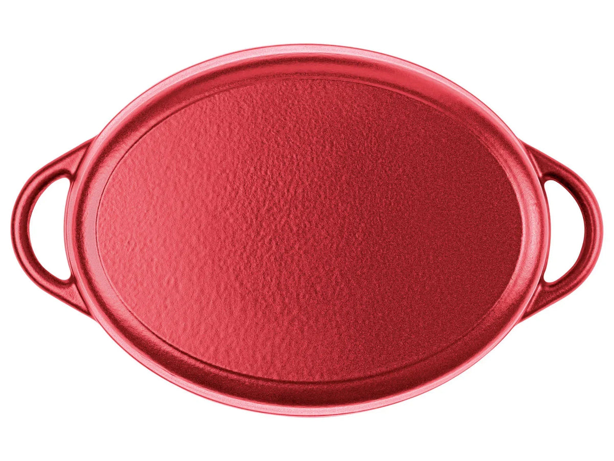 GSW Gietijzeren ovenschaal, 33 x 25 cm (rood)