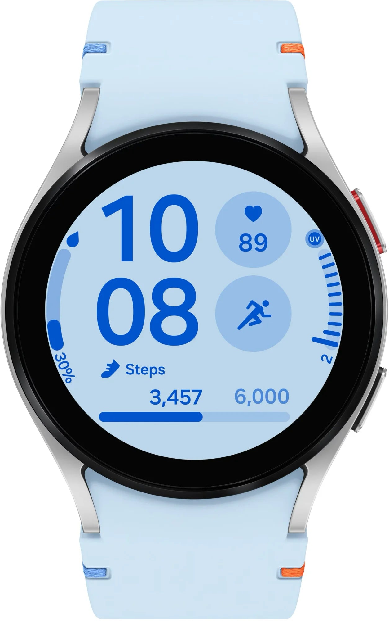 Samsung Galaxy Watch FE, Zilver (Blauw)