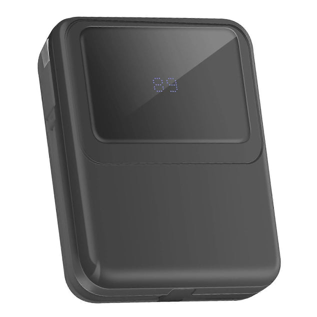 MagSafe Externe Oplader 10000mAh iPhone Lightning en USB C Kabel, Zwart