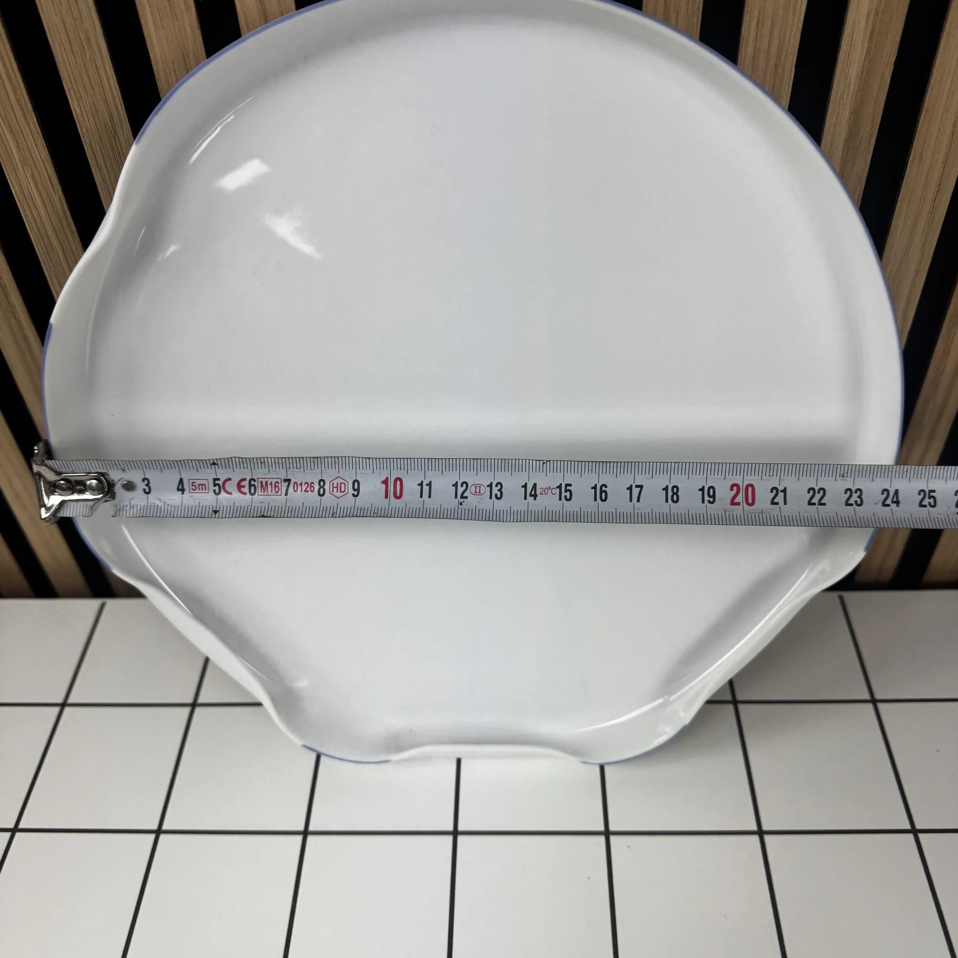 (vis)schaal 24cm porselein