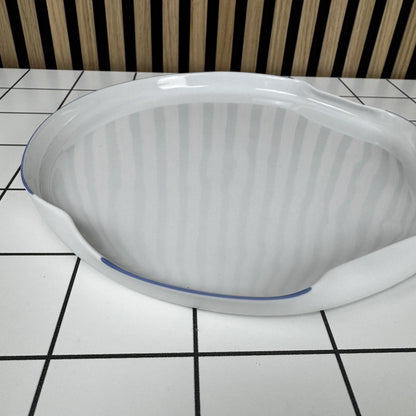 (vis)schaal 24cm porselein