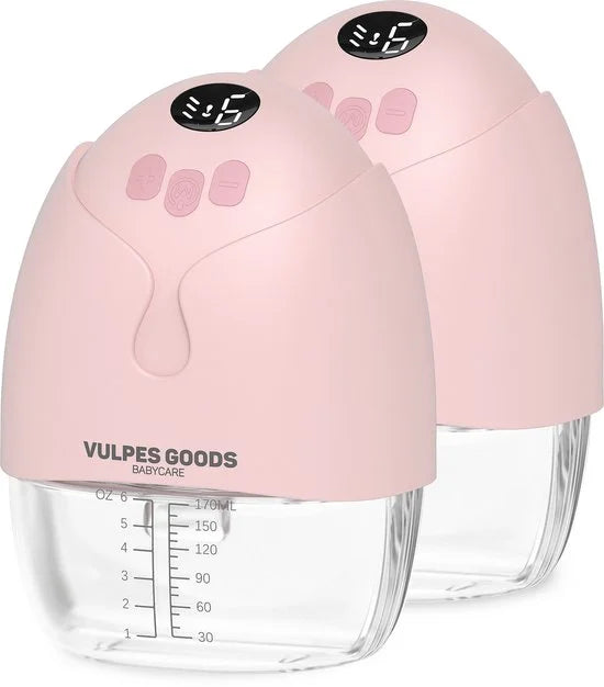 Vulpes Goods BabyCare  Dubbele elektrische handsfree Kolf - 2 Stuks - Max