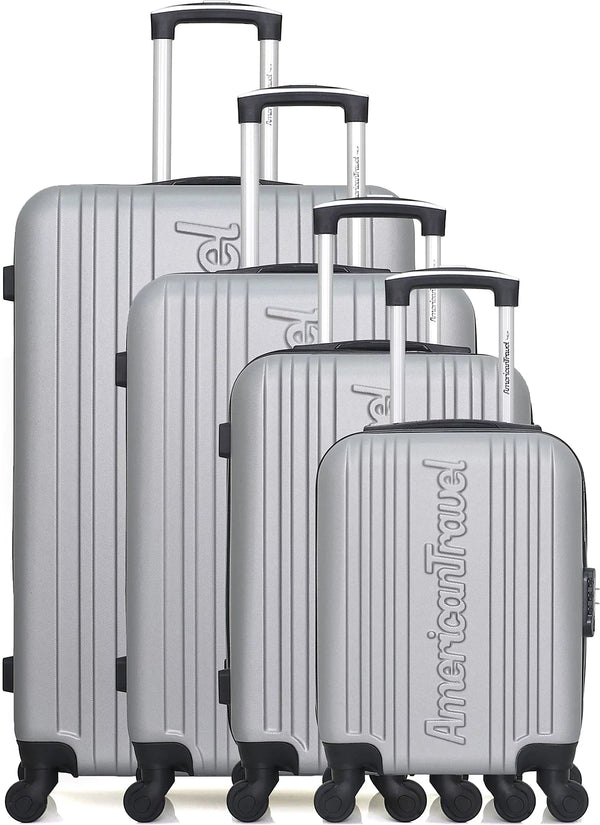 AMERICAN TRAVEL - Set van 4 koffers ABS