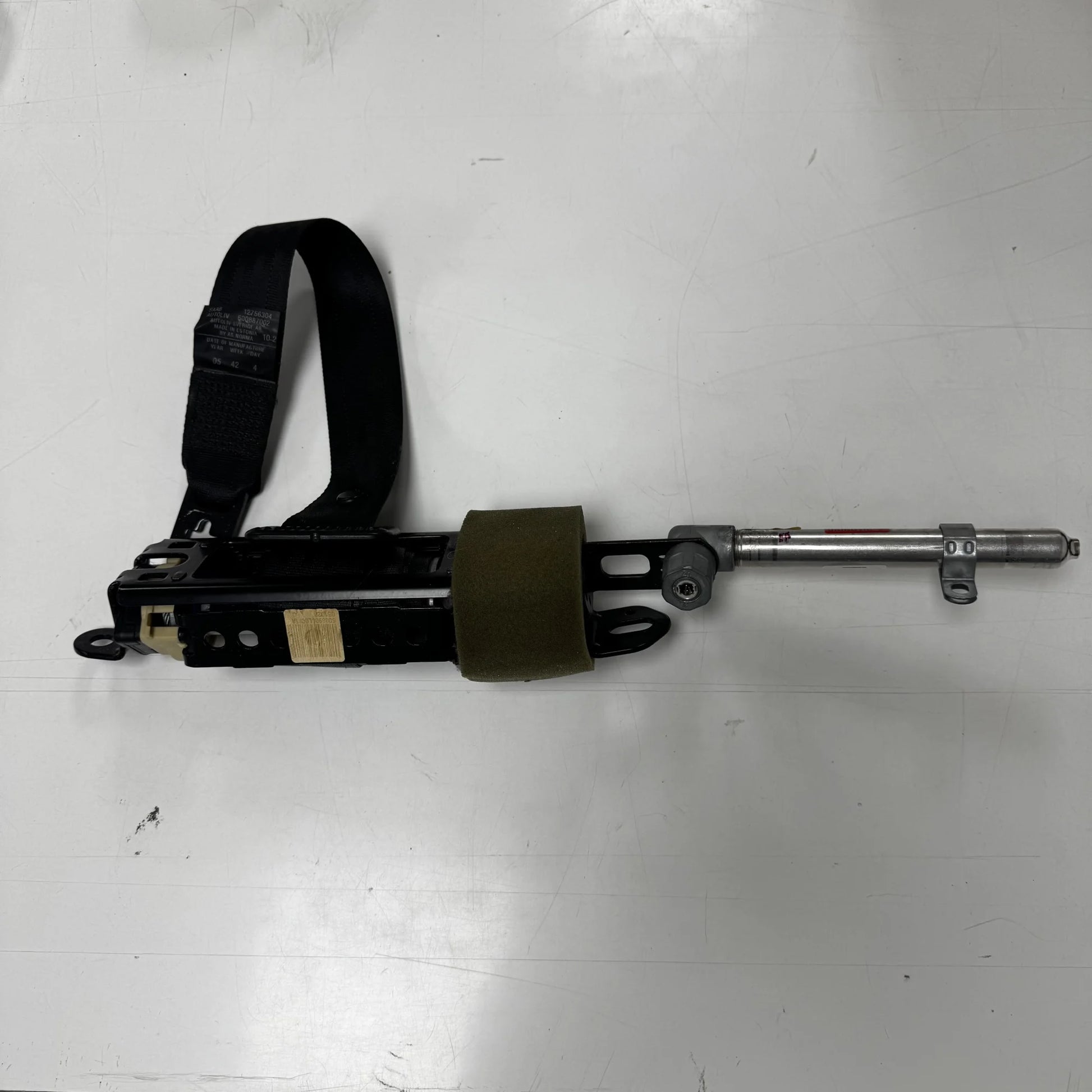 Gordel Links voor Zwart Gebruikt Saab 9-5 2006-2010, ond.nr., 12756304