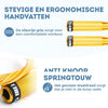 ERB® Professioneel Crossfit & Fitness Springtouw - Speedrope - Jump Rope - Verstelbaar - Volwassenen & Kinderen – Geel