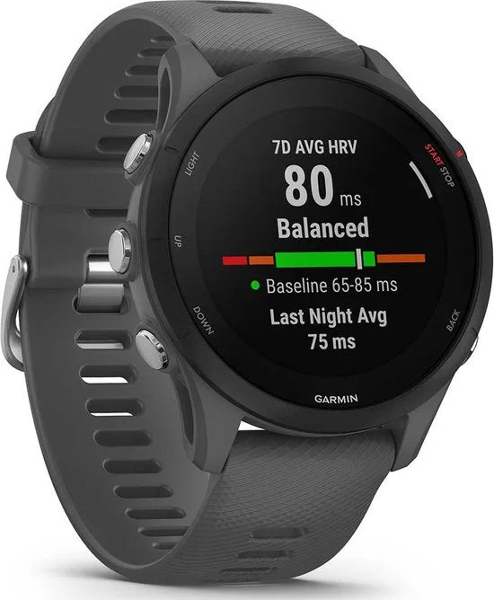 Garmin Forerunner 255 - Sporthorloge met GPS - Geschikt voor hardlopen - 46mm - Slate Grey
