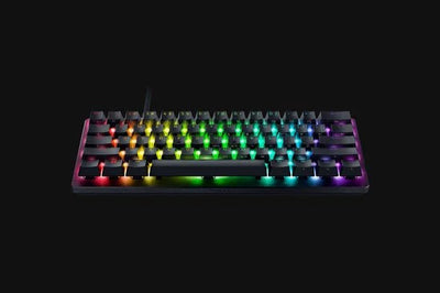Razor Huntsman v3 Pro Mini - Qwertz DE, Zwart